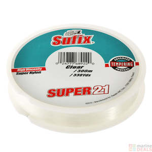 Fishing Line Braid 1: Sufix Super 21 Clear Monofilament
