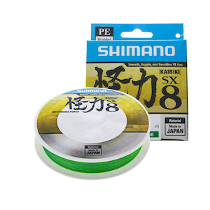 Fishing Line Braid 1: Shimano KairikiSX8 Braid