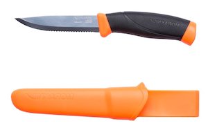 Knives Multitools 1: Mora Companion Fluro Serated