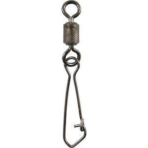 Hooks Swivels: Black Magic Rolling Snap Swivel
