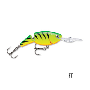 Bibbed Lures: Rapala Jointed Shad JSR-5 Fire Tiger