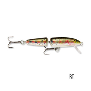 Bibbed Lures: Rapala Jointed Floating F-7 Rainbow Trout