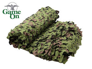 Game On Woodland Camo Net 2.4m x 6m