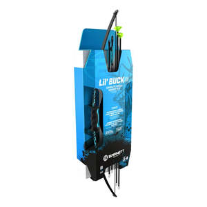 Archery: Barnett Lil Buck G3 Blue Recurve Bow Combo