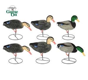 Gamebird Hunting: Game On Full Body Flocked Mallard Field Decoys