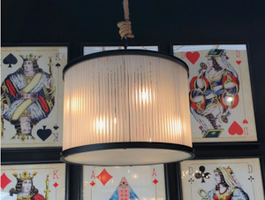 Pendant: Rod Pendant Chandelier Matt Black - Clearance item