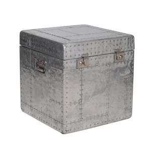 Side Tables: White Star Trunk