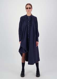 Into the Cosmos Dress - Navy Cotton