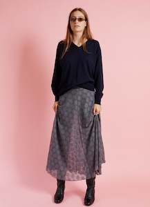 Dresses: Beautiful Dream Skirt - Grey Cotton Lace