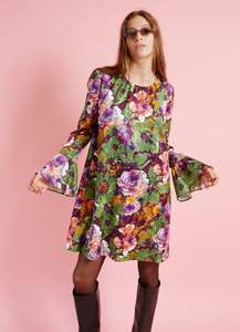 Dresses: Turn Me Around Dress - Acid Flowers