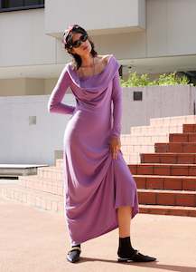 Dresses: Come into View Dress - Lilac Rib
