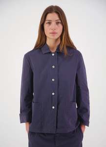 Blouses: Walk on Water Chore Shirt - Grey
