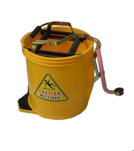Products: Dazzle Touch 14.5L Wringer Mop Bucket - dt services nz