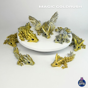Magic Dragons: Magic Goldrush - 3D Printed Dragons