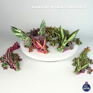 Magic Dragons: Magic Strawberry - 3D Printed Dragons