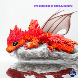 Winged Dragons: Phoenix Dragon  - 3D Printed Dragons