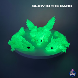 Limited Edition: Glow in the Dark - 3D Printed Dragons