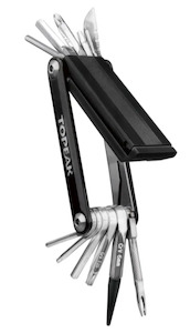 Tools: Topeak Multi Tool Tubi 18 functions w/ Tubeless Tire Repair 5pcs 3.5mm Repair Plugs w/o Bag Black