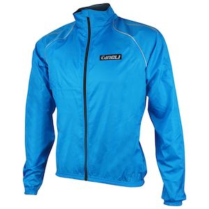 Clothing: Blue Windbreaker Jacket