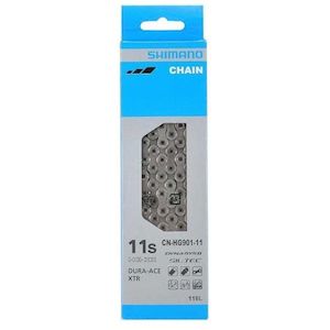 Chains Parts: CN-HG901 CHAIN 11-SPEED ROAD/MTB SIL-TEC W/ QUICK LINK