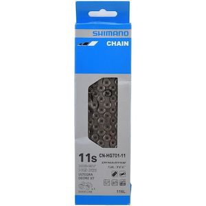 Chains Parts: CN-HG701 CHAIN 11-SPEED ROAD/MTB SIL-TEC WITH QUICK LINK