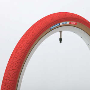 Tyres Tubes: Panaracer HP406 20 x 1.75 Wire Bead Red/Amber