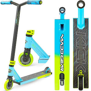 Scooters 1: MADD GEAR KICK PRO-X SCOOTER BLUE / GREEN