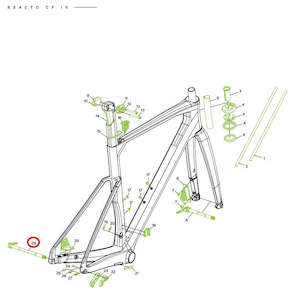 Merida: MERIDA SB01 REAR THRU AXLE W/TOOL - 162.5MM M12 P1.5
