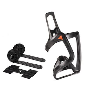 Bottle Cages: Granite Design Universal Carbon Bottle Cage With Strap Kit, fits 27.2-70mm Tube Diameter
