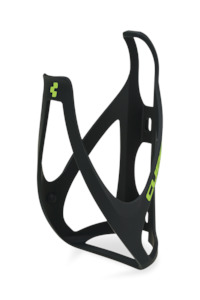 Cube Bottle cage matt black'n'classic green