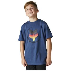 Kids Tops: FOX YOUTH SKARZ SS TEE [DARK INDIGO]
