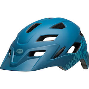 Kids Helmets: Bell Helmet Sidetrack Youth Matte Blue