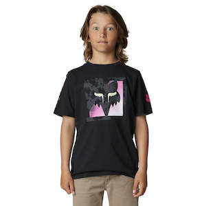 Fox: FOX YOUTH DETONATE SS TEE [BLACK]