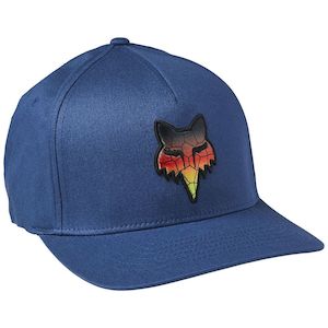 FOX SKARZ FLEXFIT HAT [DARK INDIGO]