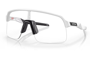 Eyewear: Oakley Sutro Lite Matte White / Clear Photochromic