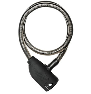 Ulac: ULAC Lock The Bee Go 110 Decibel Alarm Cable Lock Key 12mm x 70cm Black