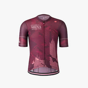 Castelli Jersey #GIRO Siena Bordo' Scuro/Rosa Giro