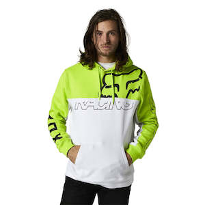FOX SKEW PULLOVER FLEECE HOODY [FLO YELLOW]