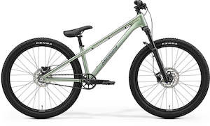 Hardtail: MERIDA DIRT 500 MD - GREY/GREEN CLEAR COAT(SILVER)