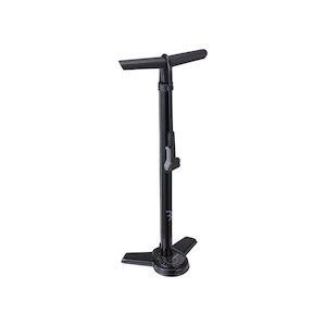 BBB 'AIRSTEEL' FLOORPUMP BLACK 670mm (DualHead Valve)