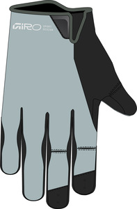Giro Womens La DND Gel Gloves Sky Blue