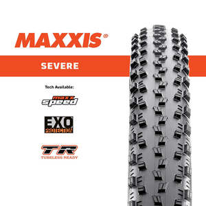 Tyres Tubes: MAXXIS 29 x 2.25 SEVERE MAXXSPEED/EXO/TR 120 TPI FOLDABLE