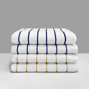 Bath: Pinstripe Pool Towels