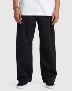 Mens Pants: Mens Worker Baggy Chino Pants