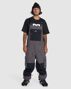Mens Snow Pants: Mens Brigade 30k Bib Snow Patns