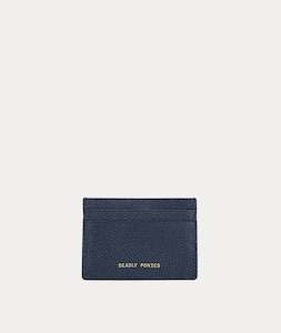 Mens Wallets: Card File - Indigo