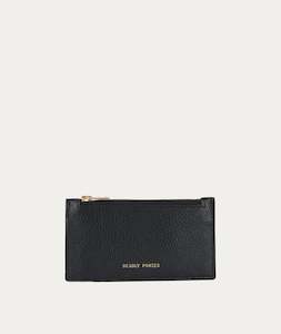 Card Holder - Black/Brass