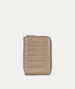 Mini Wallet - Oat Croc