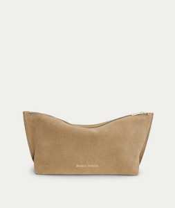 Wallets: Poucher Grande - Oat Suede