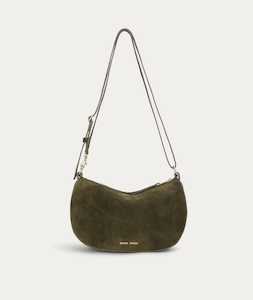 Mini Bags: Mr Sling Micro - Kale Suede